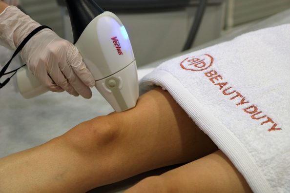 Depilacja laserowa nóg w klinice urody Beauty Duty