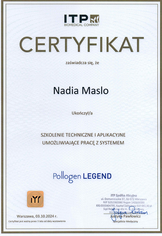 Nadia Maslo – Pollogen Legend