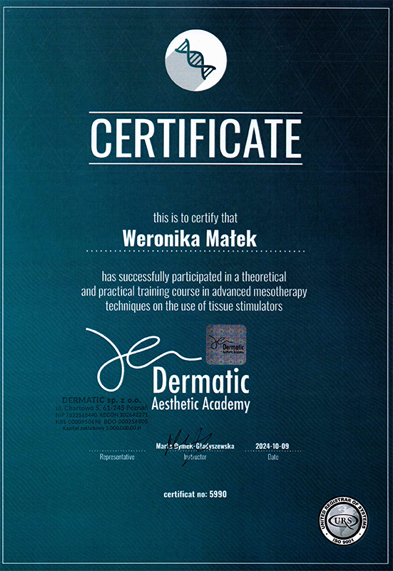 Weronika Małek – Dermatic