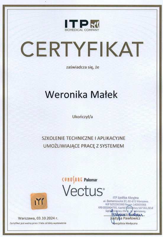 Weronika Małek – Vectus